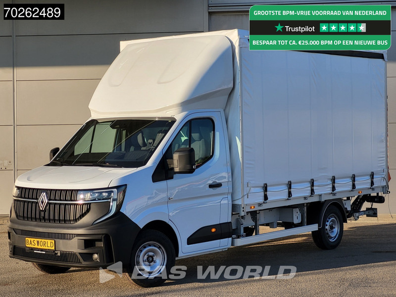 Renault Master 170pk 2025model BPM vrij!! Laadklep Schuifzeil Carplay LED Airco Cruise Bakwagen Meubelbak Zeilenwagen Schuifzeilen Plane Airco Cruise - Tenteli kamyonet: fotoğraf 1 Renault Master 170pk 2025model BPM vrij!! Laadklep Schuifzeil Carplay LED Airco Cruise Bakwagen Meubelbak Zeilenwagen Schuifzeilen Plane Airco Cruise - Tenteli kamyonet: fotoğraf 1