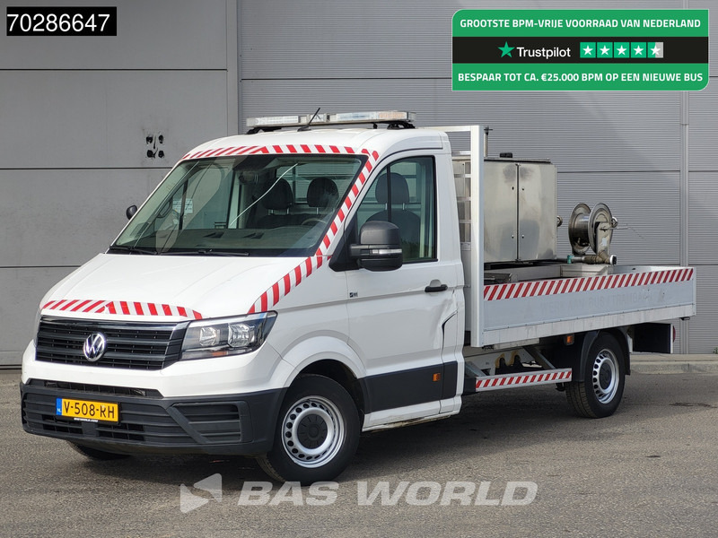 Volkswagen Crafter 177pk Automaat Open Laadbak Reinigingswagen Trekhaak Airco Cruise Euro6 Pritsche Pickup Open Box Hogedrukspuit Waterpomp Airco T - Açık kasa kamyonet: fotoğraf 1 Volkswagen Crafter 177pk Automaat Open Laadbak Reinigingswagen Trekhaak Airco Cruise Euro6 Pritsche Pickup Open Box Hogedrukspuit Waterpomp Airco T - Açık kasa kamyonet: fotoğraf 1