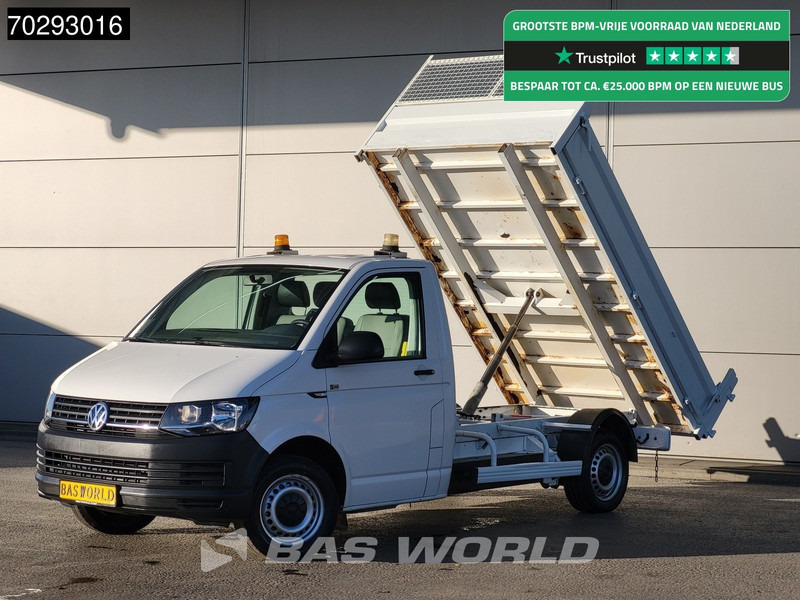 Volkswagen Transporter 150PK Kipper Trekhaak Euro6 Tipper Benne Kieper 2m3 Trekhaak - Damperli kamyonet: fotoğraf 1 Volkswagen Transporter 150PK Kipper Trekhaak Euro6 Tipper Benne Kieper 2m3 Trekhaak - Damperli kamyonet: fotoğraf 1