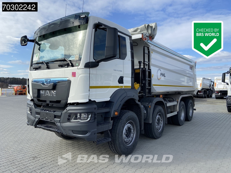MAN TGS 41.400 8X4 20m3 KH Kipper Tarpaulin Automatic Big-Axle EURO 2 - Damperli kamyon: fotoğraf 1 MAN TGS 41.400 8X4 20m3 KH Kipper Tarpaulin Automatic Big-Axle EURO 2 - Damperli kamyon: fotoğraf 1