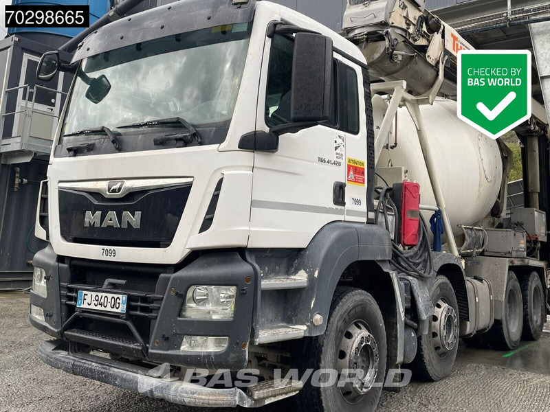 MAN TGS TGS 8X4 8m3 Putzmeister Mixer Big-Axle Steelsuspension Euro 6 - Transmikser: fotoğraf 1 MAN TGS TGS 8X4 8m3 Putzmeister Mixer Big-Axle Steelsuspension Euro 6 - Transmikser: fotoğraf 1