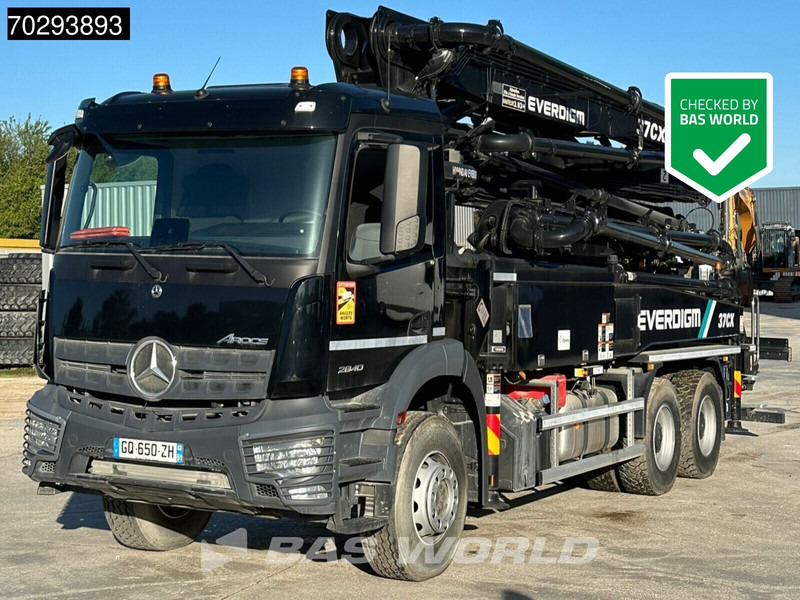 Mercedes-Benz Arocs 2840 Arocs 6X4 NEW! Everdigm 37CX-5 concrete pump Steel Suspension Automatic Euro 6 - Mobil beton pompası: fotoğraf 1 Mercedes-Benz Arocs 2840 Arocs 6X4 NEW! Everdigm 37CX-5 concrete pump Steel Suspension Automatic Euro 6 - Mobil beton pompası: fotoğraf 1