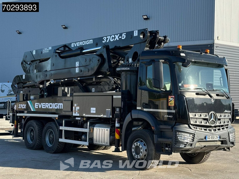 Mercedes-Benz Arocs 2840 Arocs 6X4 Unused! Everdigm 37CX-5 concrete pump Steel Suspension Automatic Euro 6 - Mobil beton pompası: fotoğraf 3 Mercedes-Benz Arocs 2840 Arocs 6X4 Unused! Everdigm 37CX-5 concrete pump Steel Suspension Automatic Euro 6 - Mobil beton pompası: fotoğraf 3