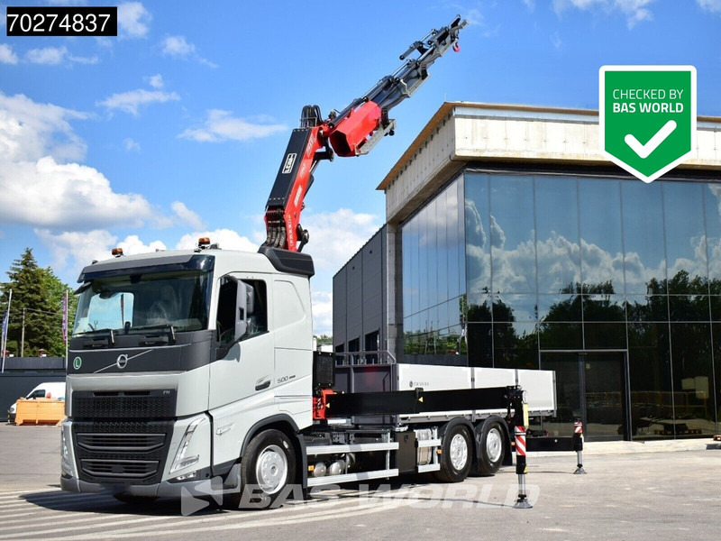 Volvo FH 500 6X2 Fassi F545RA Kran Crane VEB+ Lift-Lenkachse Euro 6 Fassi - Sal/ Açık kasa kamyon, Vinçli kamyon: fotoğraf 5 Volvo FH 500 6X2 Fassi F545RA Kran Crane VEB+ Lift-Lenkachse Euro 6 Fassi - Sal/ Açık kasa kamyon, Vinçli kamyon: fotoğraf 5