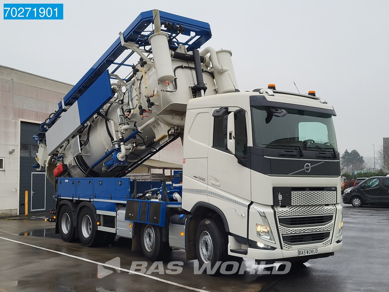 Volvo FH 500 8X4 Vacuum truck Gully Emptier 14.000ltr VEB+ Navi Euro 6 - Vidanjör: fotoğraf 3 Volvo FH 500 8X4 Vacuum truck Gully Emptier 14.000ltr VEB+ Navi Euro 6 - Vidanjör: fotoğraf 3
