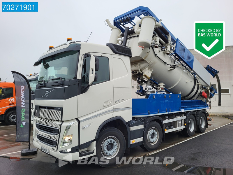 Volvo FH 500 8X4 Vacuum truck Gully Emptier 14.000ltr VEB+ Navi Euro 6 - Vidanjör: fotoğraf 1 Volvo FH 500 8X4 Vacuum truck Gully Emptier 14.000ltr VEB+ Navi Euro 6 - Vidanjör: fotoğraf 1