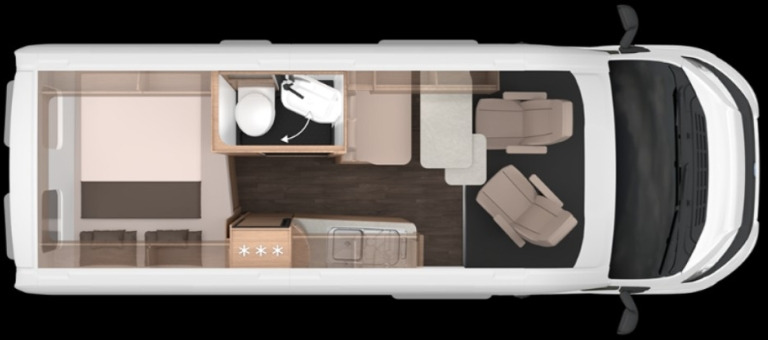 Knaus Boxlife 600 MQ - Entegre karavan: fotoğraf 1 Knaus Boxlife 600 MQ - Entegre karavan: fotoğraf 1