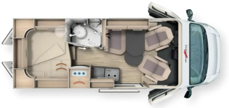Malibu Van Comfort 600 DB - Camper van: fotoğraf 1 Malibu Van Comfort 600 DB - Camper van: fotoğraf 1