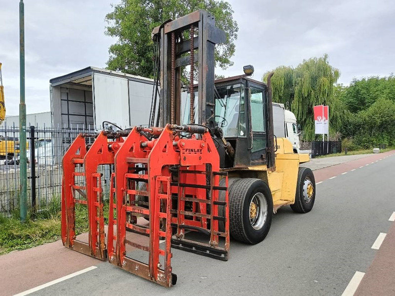 Hyster H 12.00 XL 12 ton heftruck met stenenklem forklift - Dizel forklift: fotoğraf 3 Hyster H 12.00 XL 12 ton heftruck met stenenklem forklift - Dizel forklift: fotoğraf 3