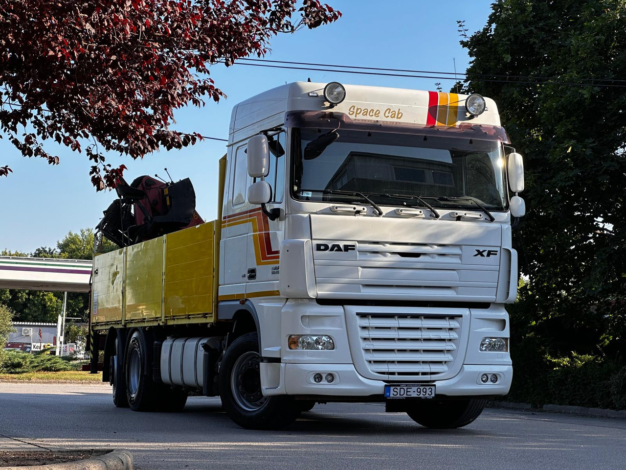 DAF Xf 105.410 Manual 6x2 Palfinger Pk18500 EXCELENT - Vinçli kamyon: fotoğraf 1 DAF Xf 105.410 Manual 6x2 Palfinger Pk18500 EXCELENT - Vinçli kamyon: fotoğraf 1