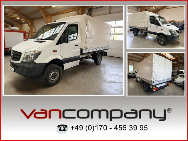 MERCEDES-BENZ Sprinter 316 CDI Pritsche 4x4 Allrad Plane... - Tenteli kamyonet: fotoğraf 1 MERCEDES-BENZ Sprinter 316 CDI Pritsche 4x4 Allrad Plane... - Tenteli kamyonet: fotoğraf 1