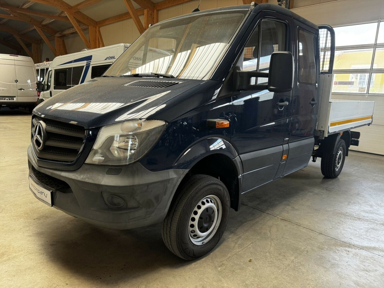 Mercedes-Benz Sprinter 313 CDI Doka 4x4 Allrad AHK 3.5t - Açık kasa kamyonet, Çift kabin kamyonet: fotoğraf 2 Mercedes-Benz Sprinter 313 CDI Doka 4x4 Allrad AHK 3.5t - Açık kasa kamyonet, Çift kabin kamyonet: fotoğraf 2