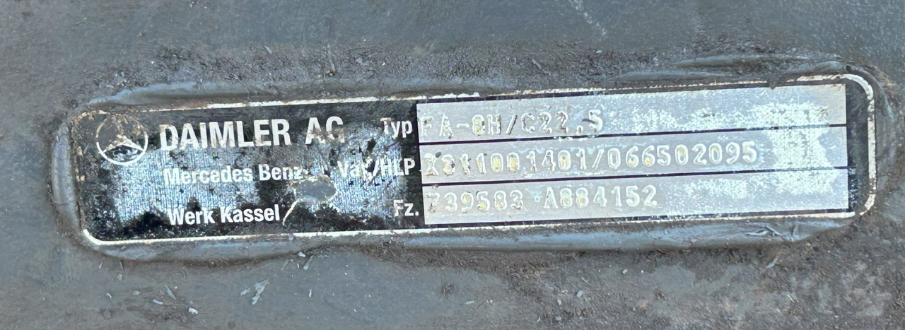 MERCEDES AROCS MP4 AXLE + HUBS HAD HYDRAULIC DRIVE FRONT - Süspansiyon: fotoğraf 4 MERCEDES AROCS MP4 AXLE + HUBS HAD HYDRAULIC DRIVE FRONT - Süspansiyon: fotoğraf 4