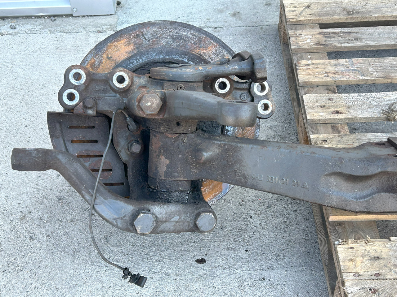 MERCEDES AROCS MP4 AXLE + HUBS HAD HYDRAULIC DRIVE FRONT - Süspansiyon: fotoğraf 2 MERCEDES AROCS MP4 AXLE + HUBS HAD HYDRAULIC DRIVE FRONT - Süspansiyon: fotoğraf 2