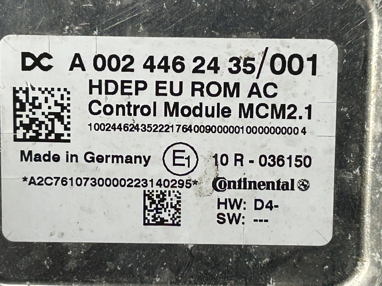 MERCEDES MCM 2.1 ACTROS MP4 OM 470 - Yönetim bloku - Kamyon: fotoğraf 3 MERCEDES MCM 2.1 ACTROS MP4 OM 470 - Yönetim bloku - Kamyon: fotoğraf 3