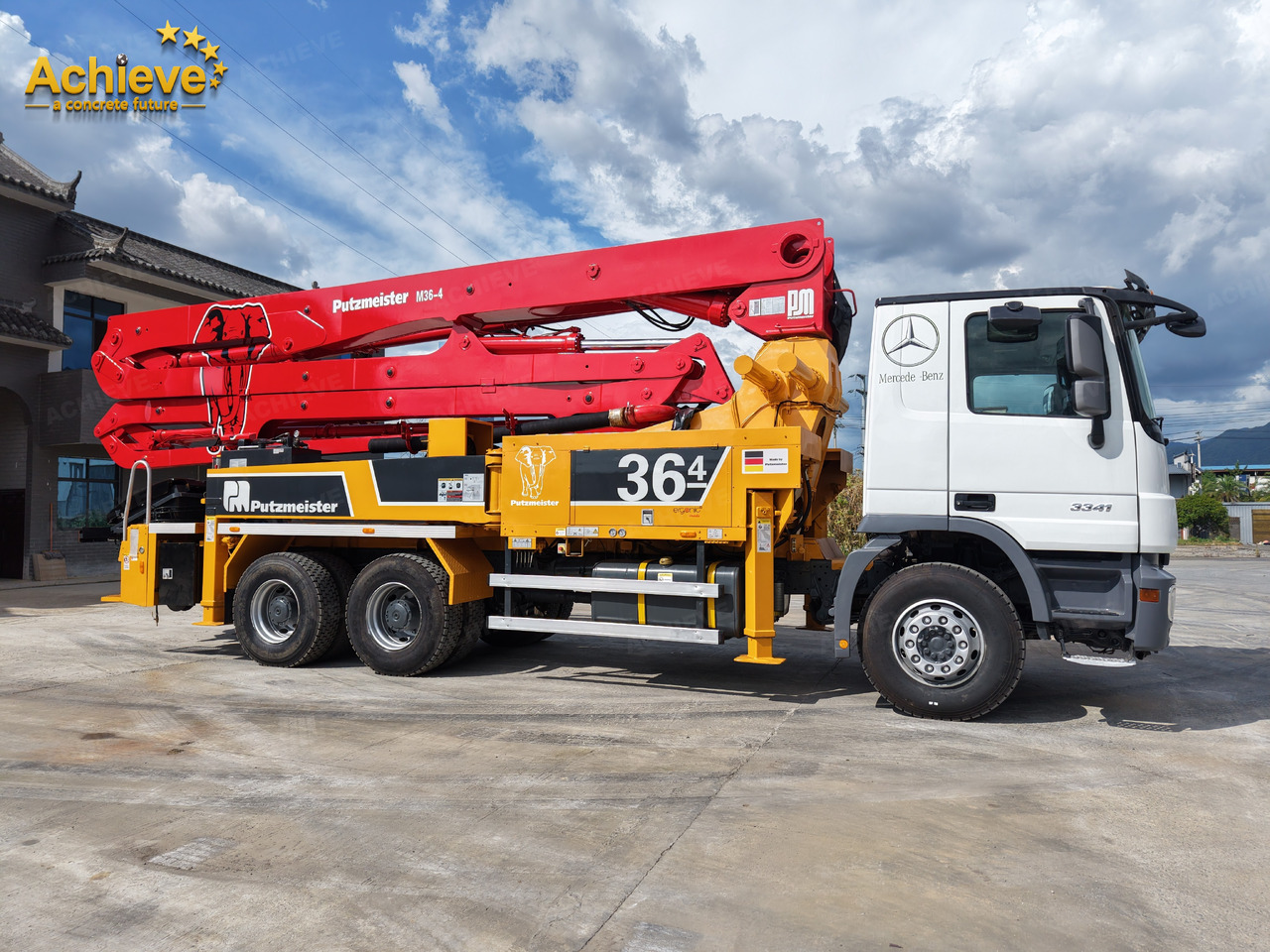 PUTZMEISTER Mercedes-Benz M36-4 2018 ACTROS 3341【ACHIEVE】TOP CONDITION!!! - Mobil beton pompası: fotoğraf 4 PUTZMEISTER Mercedes-Benz M36-4 2018 ACTROS 3341【ACHIEVE】TOP CONDITION!!! - Mobil beton pompası: fotoğraf 4