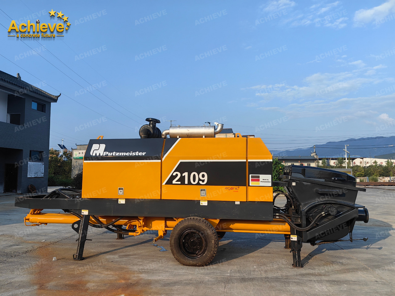 Putzmeister 2013 putzmeist BSA2109H-D Stationary concrete pump【ACHIEVE】TOP CONDITION!!! - Sabit beton pompası: fotoğraf 1 Putzmeister 2013 putzmeist BSA2109H-D Stationary concrete pump【ACHIEVE】TOP CONDITION!!! - Sabit beton pompası: fotoğraf 1