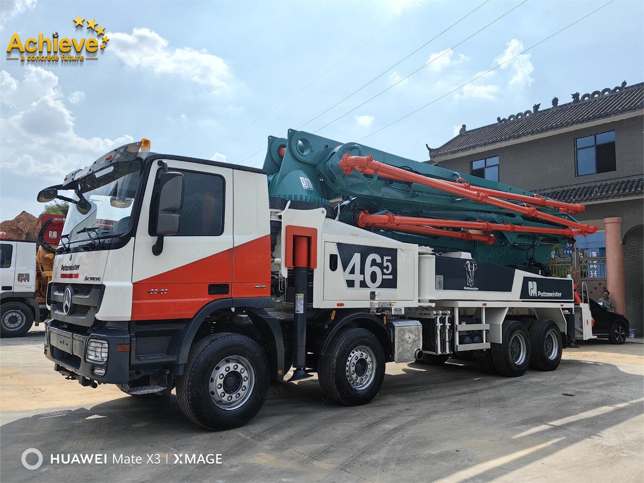Putzmeister Compact Truck-Mounted Concrete Pump M46-5 【ACHIEVE】TOP CONDITION!!! - Mobil beton pompası: fotoğraf 2 Putzmeister Compact Truck-Mounted Concrete Pump M46-5 【ACHIEVE】TOP CONDITION!!! - Mobil beton pompası: fotoğraf 2
