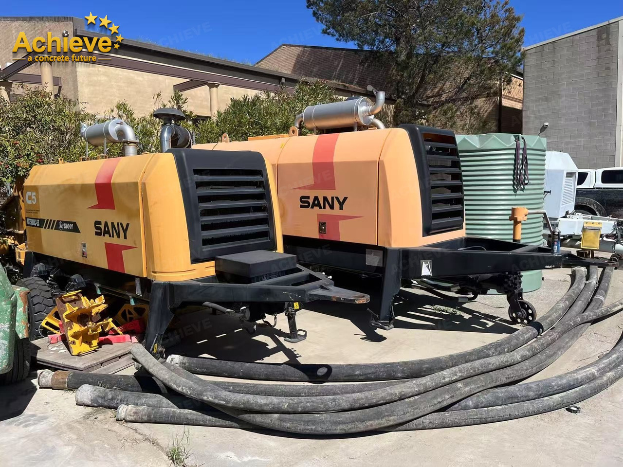 SANY SANY 【ACHIEVE】TOP CONDITION!!! demo new low hours Sany Concrete Trailer Pump 2017 HBT5008C-5S - Sabit beton pompası: fotoğraf 3 SANY SANY 【ACHIEVE】TOP CONDITION!!! demo new low hours Sany Concrete Trailer Pump 2017 HBT5008C-5S - Sabit beton pompası: fotoğraf 3