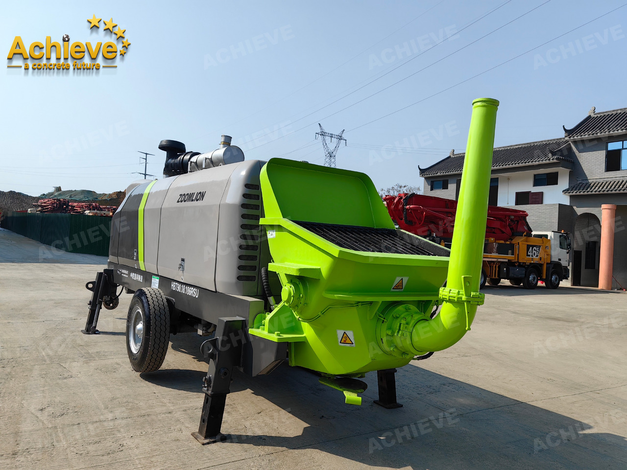 Zoomlion 2022 Zoomlion HBT 90.18.186RSU hydraulic Concrete Trailer Pump in China【ACHIEVE】TOP CONDITION!!! - Sabit beton pompası: fotoğraf 5 Zoomlion 2022 Zoomlion HBT 90.18.186RSU hydraulic Concrete Trailer Pump in China【ACHIEVE】TOP CONDITION!!! - Sabit beton pompası: fotoğraf 5