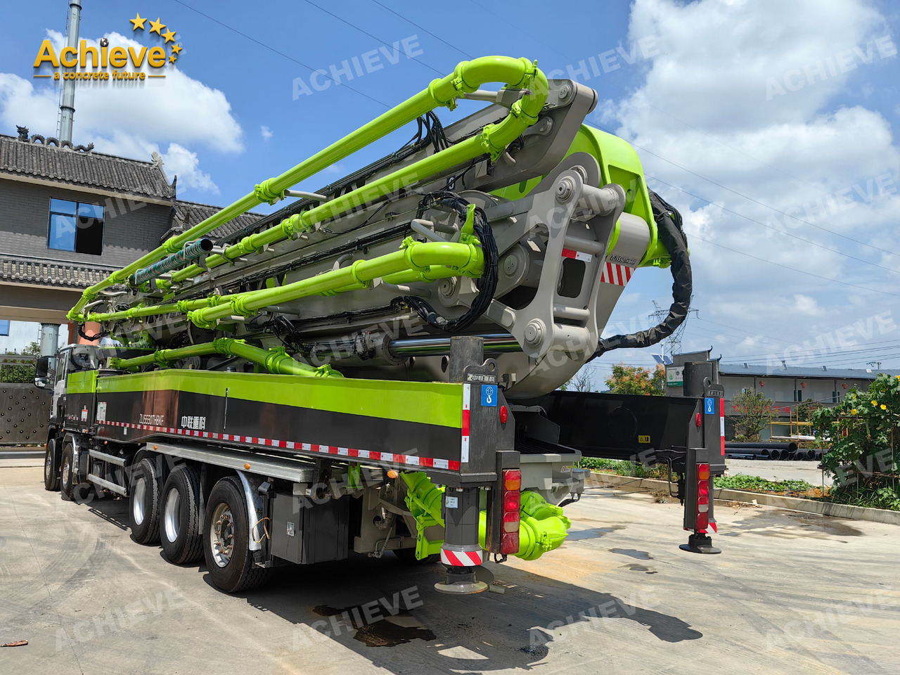 Mobil beton pompası Zoomlion Zoomlion 70M 70X-6RZ  Concrete pump truck ACTROS 4141 【ACHIEVE】TOP CONDITION!!!: fotoğraf 8