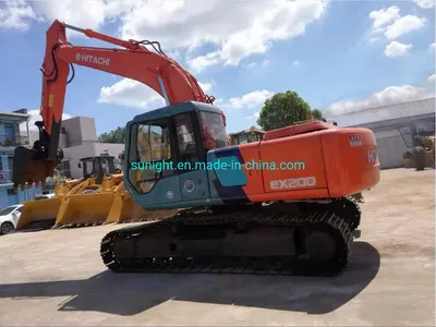 Good Price Japan Surplus Backhoe Hitachi Ex200 Excavator with Breaker Line for Sale - Paletli ekskavatör: fotoğraf 1 Good Price Japan Surplus Backhoe Hitachi Ex200 Excavator with Breaker Line for Sale - Paletli ekskavatör: fotoğraf 1