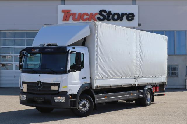 Mercedes-Benz Atego 1524 L - Tenteli kamyon: fotoğraf 1 Mercedes-Benz Atego 1524 L - Tenteli kamyon: fotoğraf 1