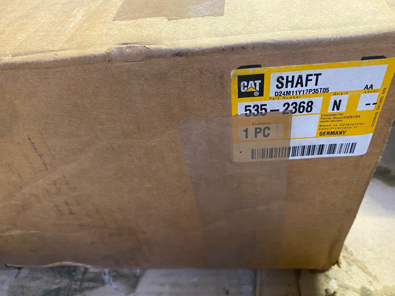 O&K Terex RH200 RH340 6050 6060 Serrated Shaft 6003070 4027846 535-2368 - Yedek parça: fotoğraf 2 O&K Terex RH200 RH340 6050 6060 Serrated Shaft 6003070 4027846 535-2368 - Yedek parça: fotoğraf 2