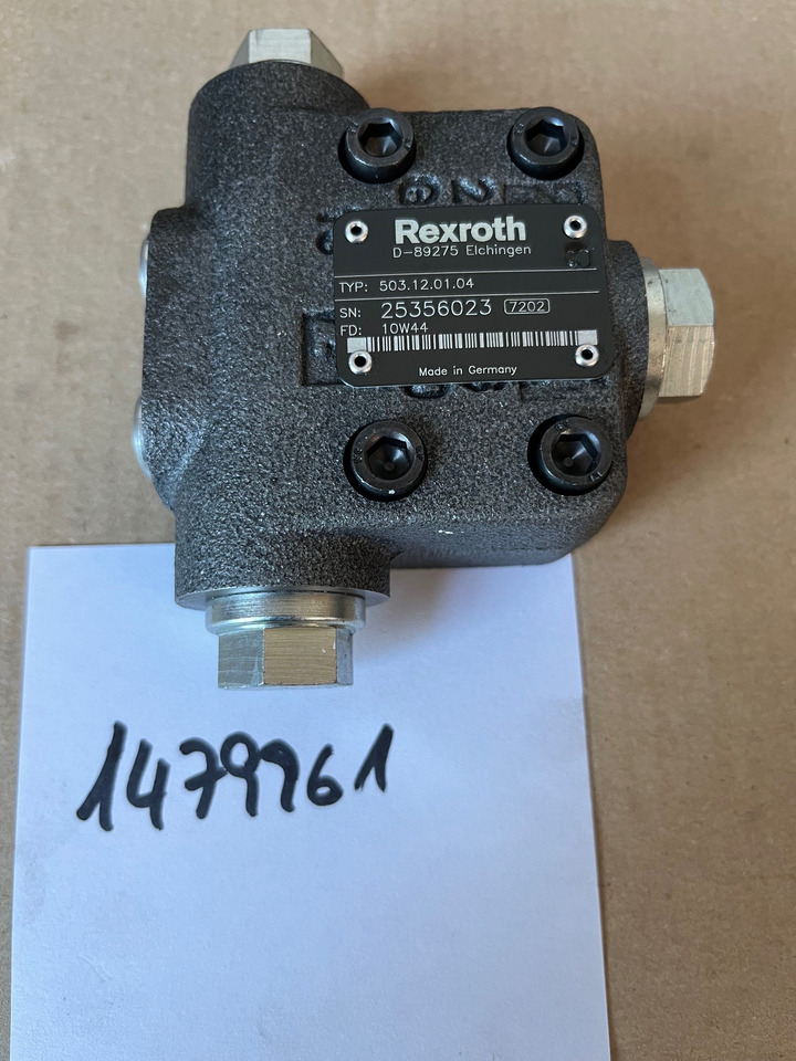 Rexroth Feed Press Valve 1479961 4017561 535-1488 for O&K Terex RH30 RH40 - Yedek parça - İş makinaları: fotoğraf 1 Rexroth Feed Press Valve 1479961 4017561 535-1488 for O&K Terex RH30 RH40 - Yedek parça - İş makinaları: fotoğraf 1
