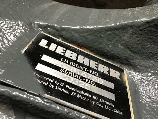 Liebherr Axle - Ön aks: fotoğraf 3 Liebherr Axle - Ön aks: fotoğraf 3