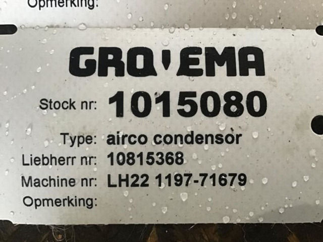 Liebherr Capacitor Unit - Klima yedek parça: fotoğraf 2 Liebherr Capacitor Unit - Klima yedek parça: fotoğraf 2