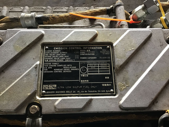 Motor Liebherr D834: fotoğraf 13