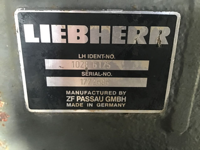 Liebherr Frontaxle - Ön aks: fotoğraf 2 Liebherr Frontaxle - Ön aks: fotoğraf 2