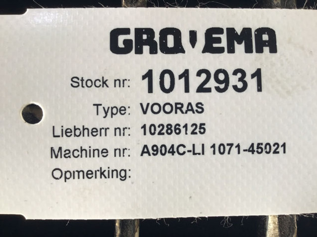 Liebherr Frontaxle - Ön aks: fotoğraf 5 Liebherr Frontaxle - Ön aks: fotoğraf 5