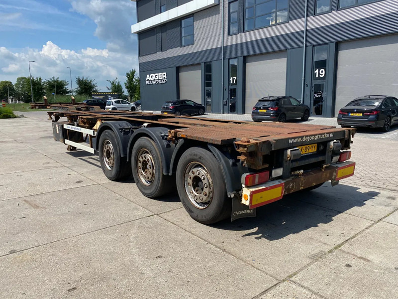 Krone SD Chassis / ADR / 2x Extendable / MB + Disc / 2x Lift Axle - Konteynır taşıyıcı/ Yedek karoser dorse: fotoğraf 3 Krone SD Chassis / ADR / 2x Extendable / MB + Disc / 2x Lift Axle - Konteynır taşıyıcı/ Yedek karoser dorse: fotoğraf 3