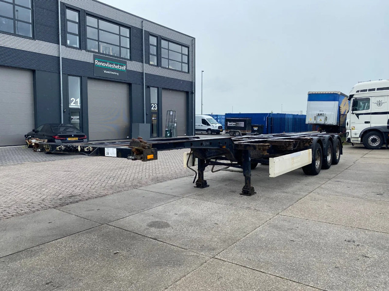 Krone SDC 27 / Container Chassis / BPW + Drum / Lift Axle - Konteynır taşıyıcı/ Yedek karoser dorse: fotoğraf 4 Krone SDC 27 / Container Chassis / BPW + Drum / Lift Axle - Konteynır taşıyıcı/ Yedek karoser dorse: fotoğraf 4