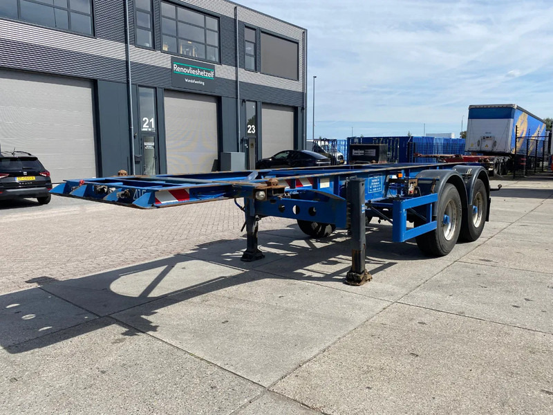 TURBO'S HOET 20 FT Container Chassis / APK t/m 3-2026 / BPW + Drum - Konteynır taşıyıcı/ Yedek karoser dorse: fotoğraf 4 TURBO'S HOET 20 FT Container Chassis / APK t/m 3-2026 / BPW + Drum - Konteynır taşıyıcı/ Yedek karoser dorse: fotoğraf 4
