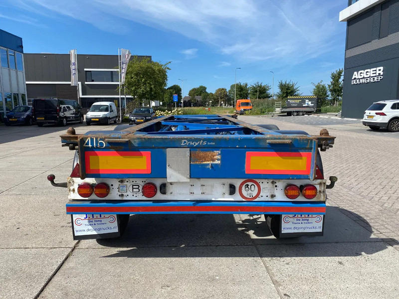 TURBO'S HOET 20 FT Container Chassis / APK t/m 3-2026 / BPW + Drum - Konteynır taşıyıcı/ Yedek karoser dorse: fotoğraf 2 TURBO'S HOET 20 FT Container Chassis / APK t/m 3-2026 / BPW + Drum - Konteynır taşıyıcı/ Yedek karoser dorse: fotoğraf 2