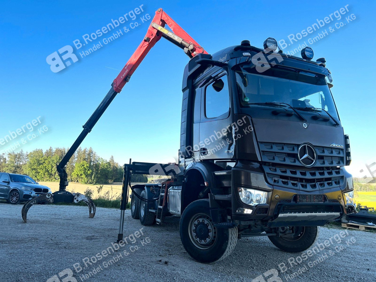 Mercedes-Benz Arocs 3351 6x6 Palfinger Epsilon S260Z96 - Tomruk kamyonu, Vinçli kamyon: fotoğraf 1 Mercedes-Benz Arocs 3351 6x6 Palfinger Epsilon S260Z96 - Tomruk kamyonu, Vinçli kamyon: fotoğraf 1