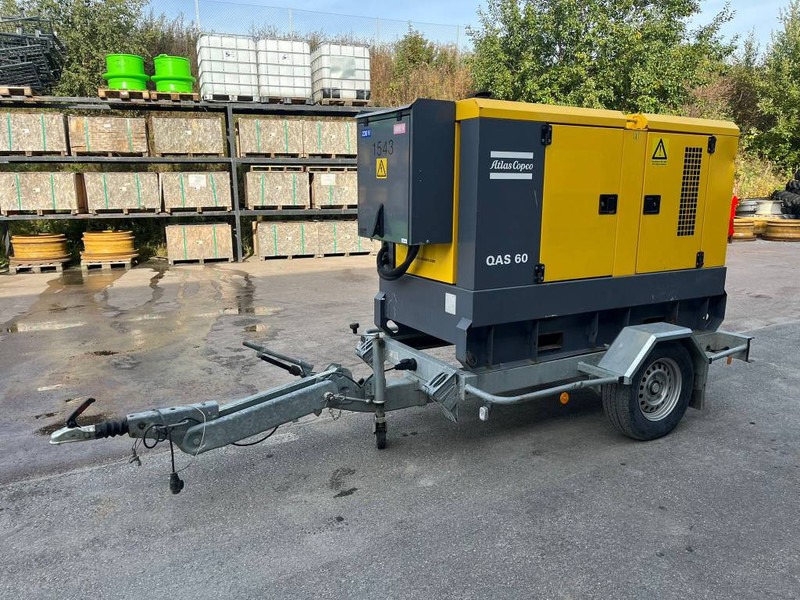 Atlas-Copco QAS 60 ST3 - Elektrikli jeneratör: fotoğraf 1 Atlas-Copco QAS 60 ST3 - Elektrikli jeneratör: fotoğraf 1