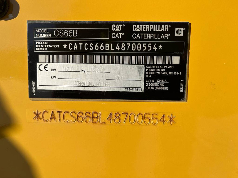 Cat CS 66 B - Silindir makinesi: fotoğraf 5 Cat CS 66 B - Silindir makinesi: fotoğraf 5