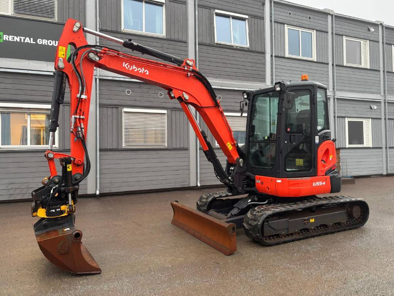 Kubota U 55-4 - Mini ekskavatör: fotoğraf 1 Kubota U 55-4 - Mini ekskavatör: fotoğraf 1