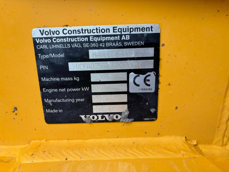 Volvo A 35 G - Belden kırma kaya kamyonu: fotoğraf 5 Volvo A 35 G - Belden kırma kaya kamyonu: fotoğraf 5