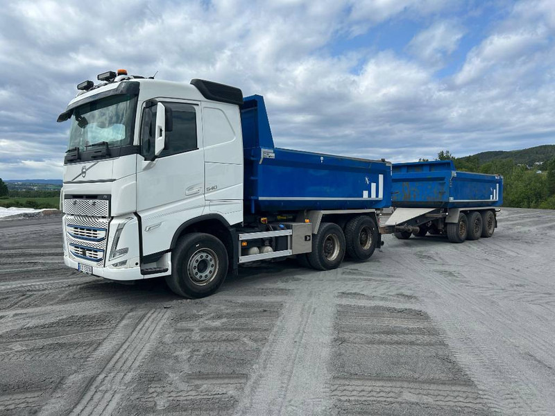 Volvo FH 540 6X4 + Maur trippelkjerre - Damperli kamyon: fotoğraf 1 Volvo FH 540 6X4 + Maur trippelkjerre - Damperli kamyon: fotoğraf 1