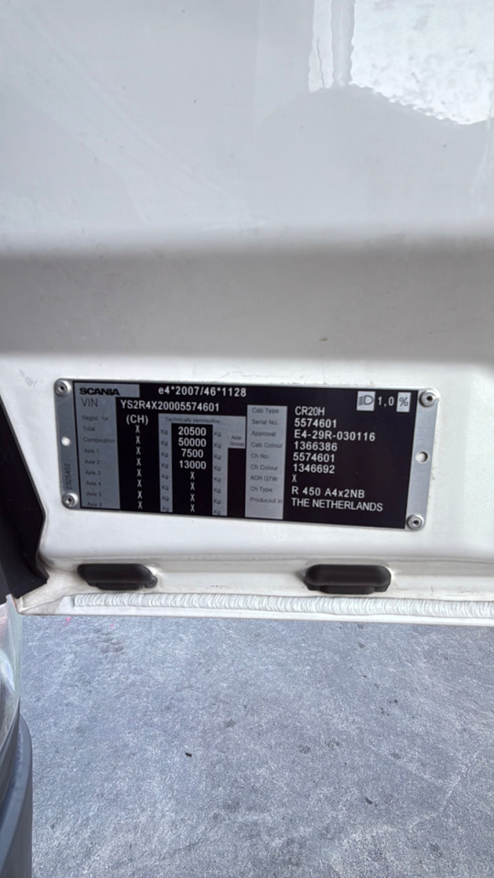 Çekici SCANIA R450 4x2: fotoğraf 18 Çekici SCANIA R450 4x2: fotoğraf 18