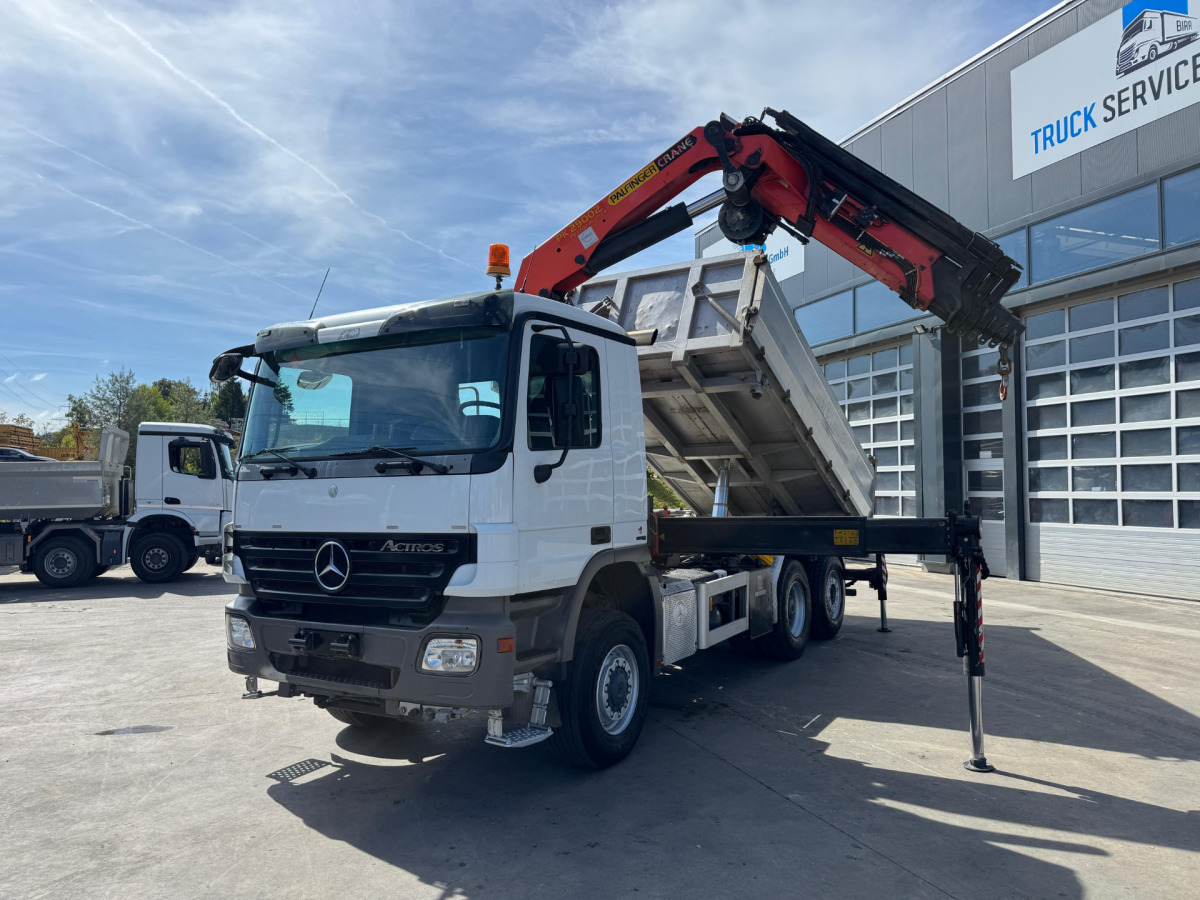 MERCEDES Actros 2641 6x4-4 PK29000-7 Kipper - Vinçli kamyon: fotoğraf 1 MERCEDES Actros 2641 6x4-4 PK29000-7 Kipper - Vinçli kamyon: fotoğraf 1