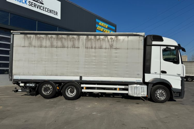 Mercedes-Benz Actros 2545 6x2 - Tenteli kamyon: fotoğraf 4 Mercedes-Benz Actros 2545 6x2 - Tenteli kamyon: fotoğraf 4