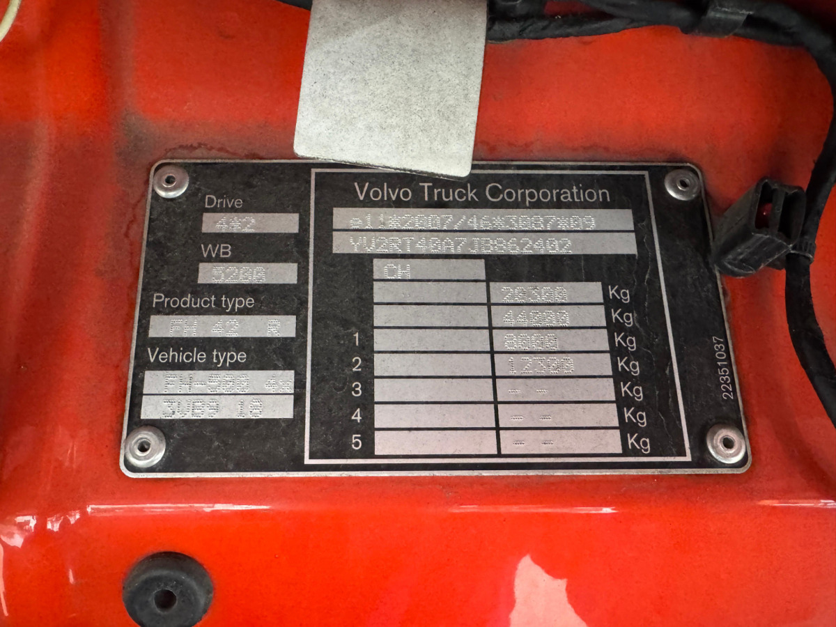 Tenteli kamyon VOLVO FH-500 4x2 3-Meter Innenhöhe: fotoğraf 17