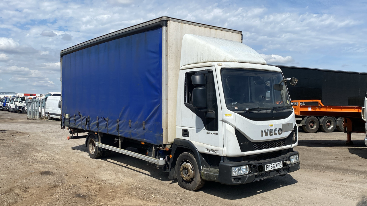 IVECO EUROCARGO 75-160 - Tenteli kamyon: fotoğraf 1 IVECO EUROCARGO 75-160 - Tenteli kamyon: fotoğraf 1