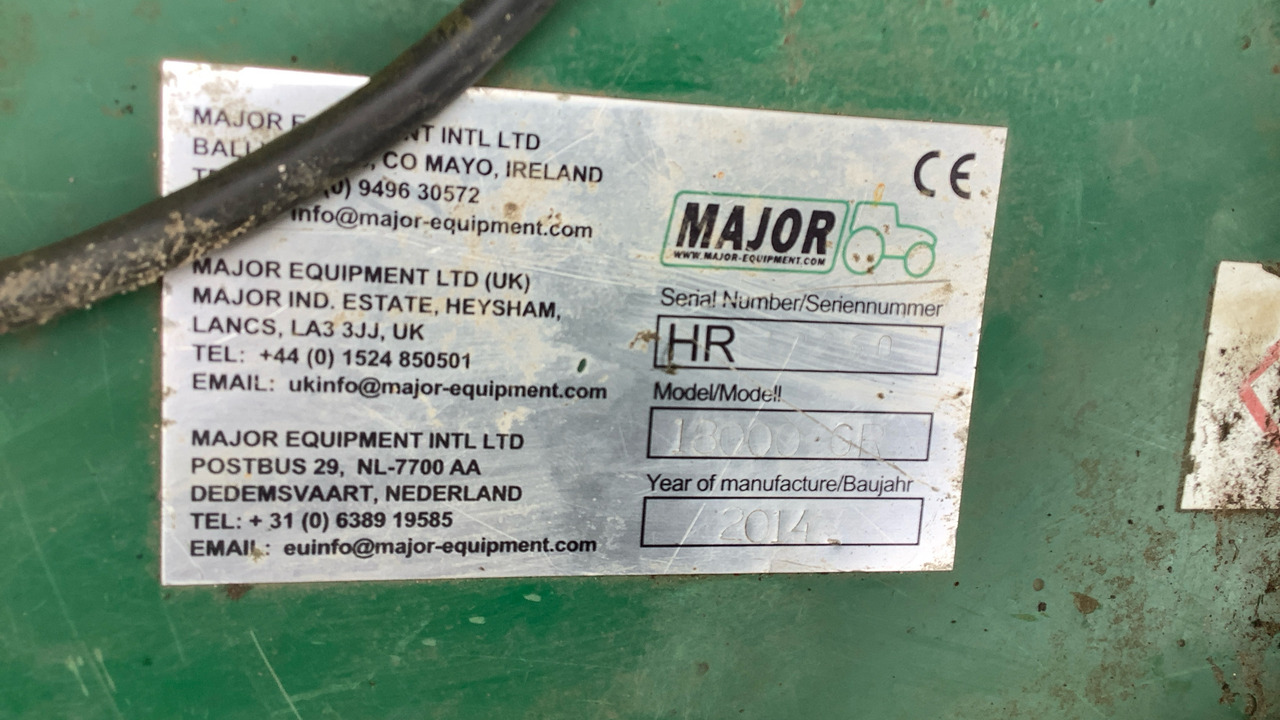 MAJOR 18000GR TRAILED ROLLERMOWER 13/438 - İnşaat ekipmanı: fotoğraf 5 MAJOR 18000GR TRAILED ROLLERMOWER 13/438 - İnşaat ekipmanı: fotoğraf 5